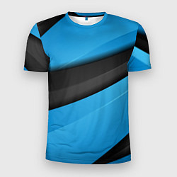 Футболка спортивная мужская Blue Sport Style, цвет: 3D-принт