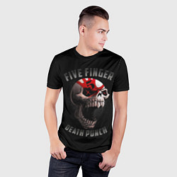 Футболка спортивная мужская Five Finger Death Punch 5FDP, цвет: 3D-принт — фото 2