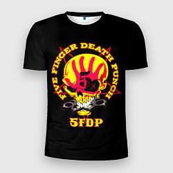 Футболка спортивная мужская Five Finger Death Punch FFDP, цвет: 3D-принт