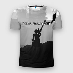 Футболка спортивная мужская Nier Automata Z, цвет: 3D-принт