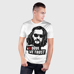 Футболка спортивная мужская In Dude we trust, цвет: 3D-принт — фото 2