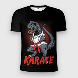 Футболка спортивная мужская KARATE T-REX, цвет: 3D-принт