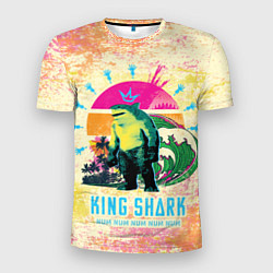 Футболка спортивная мужская King Shark, цвет: 3D-принт