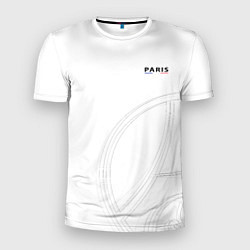 Мужская спорт-футболка PSG Core Big Logo White New 202223