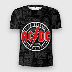 Мужская спорт-футболка AC DC HIGH VOLTAGE