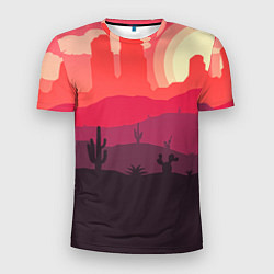 Мужская спорт-футболка Пустыня