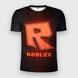 Футболка спортивная мужская ROBLOX NEON RED, цвет: 3D-принт