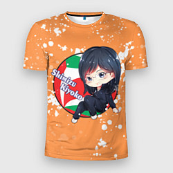 Футболка спортивная мужская Shimizu Kiyoko Haikyu Волейбол Z, цвет: 3D-принт