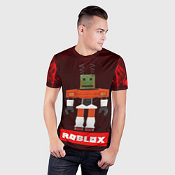 Футболка спортивная мужская ROBLOX РОБЛОКС Z, цвет: 3D-принт — фото 2