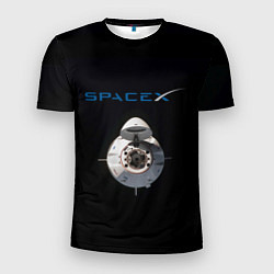 Мужская спорт-футболка SpaceX Dragon 2