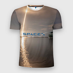 Мужская спорт-футболка SpaceX Dragon 2