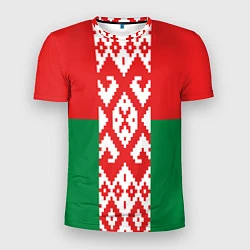 Мужская спорт-футболка Белоруссия