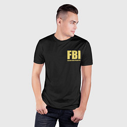 Футболка спортивная мужская FBI Female Body Inspector, цвет: 3D-принт — фото 2