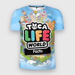Футболка спортивная мужская Toca Life World, цвет: 3D-принт