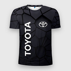 Мужская спорт-футболка Toyota 3D плиты