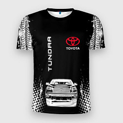 Мужская спорт-футболка Toyota Tundra Следы шин