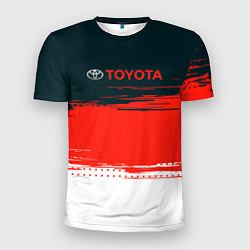 Футболка спортивная мужская Toyota Texture, цвет: 3D-принт