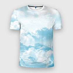 Мужская спорт-футболка Плотные облака