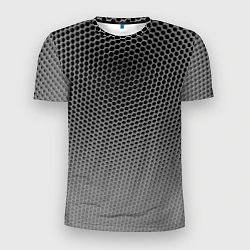 Футболка спортивная мужская Шестиугольная сетка, цвет: 3D-принт