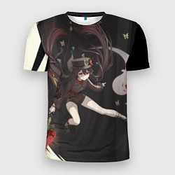 Футболка спортивная мужская ПОХОРОННОЕ БЮРО ХУ ТАО, цвет: 3D-принт