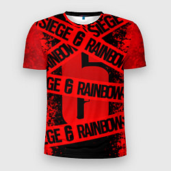 Мужская спорт-футболка Rainbow Six Siege: Опасно для жизни