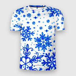 Мужская спорт-футболка Белая Зима