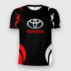 Футболка спортивная мужская Автомобиль Toyota, цвет: 3D-принт