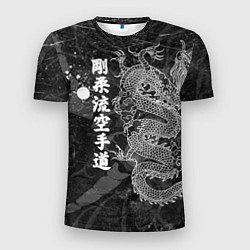 Мужская спорт-футболка Токийский Дракон Иероглифы Dragon Japan