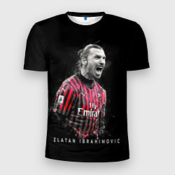 Футболка спортивная мужская Златан Ибрагимович Милан, цвет: 3D-принт