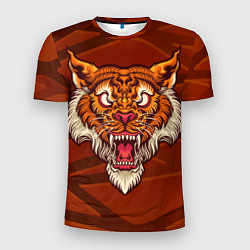Футболка спортивная мужская Тигр Evil, цвет: 3D-принт