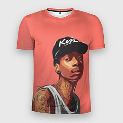 Мужская спорт-футболка Wiz Khalifa Art