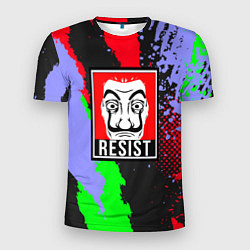 Футболка спортивная мужская La Casa de Papel Resist, цвет: 3D-принт