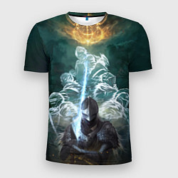 Футболка спортивная мужская Elden Ring рыцарь и предшественники серии Souls El, цвет: 3D-принт