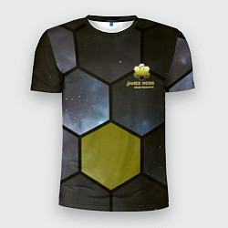Футболка спортивная мужская JWST space cell theme, цвет: 3D-принт