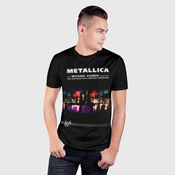 Футболка спортивная мужская Metallica S и M, цвет: 3D-принт — фото 2