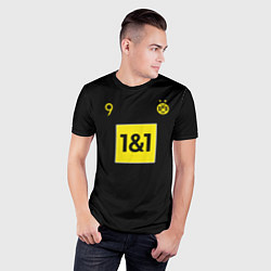 Футболка спортивная мужская Haaland 9 - Borussia Dortmund, цвет: 3D-принт — фото 2
