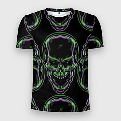 Футболка спортивная мужская Skulls vanguard pattern 2077, цвет: 3D-принт