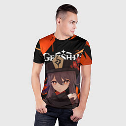 Футболка спортивная мужская HU TAO ХУ ТАО ВАНШЭН, цвет: 3D-принт — фото 2