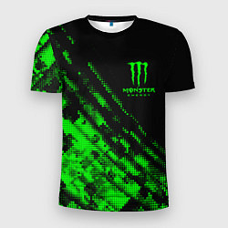 Мужская спорт-футболка Monster Energy Текстура