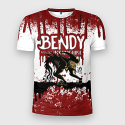Футболка спортивная мужская BLOOD BLACK AND WHITE BENDY AND THE INK MACHINE, цвет: 3D-принт