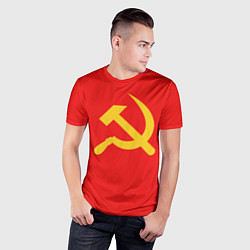 Футболка спортивная мужская Красный Советский союз, цвет: 3D-принт — фото 2