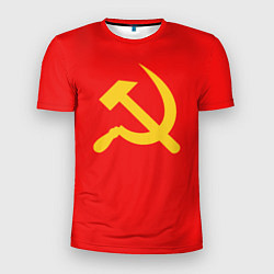 Мужская спорт-футболка Красный Советский союз