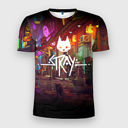 Футболка спортивная мужская Stray: Poster, цвет: 3D-принт