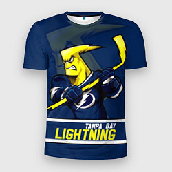 Футболка спортивная мужская Тампа-Бэй Лайтнинг, Tampa Bay Lightning, цвет: 3D-принт