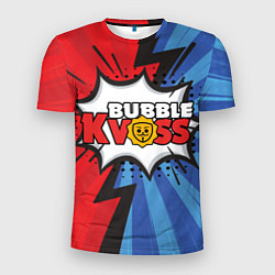Футболка спортивная мужская Бабл квас супер геройский узор, цвет: 3D-принт
