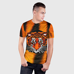 Футболка спортивная мужская Tiger Head-, цвет: 3D-принт — фото 2