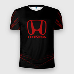 Футболка спортивная мужская Honda - Тонкие линии, цвет: 3D-принт