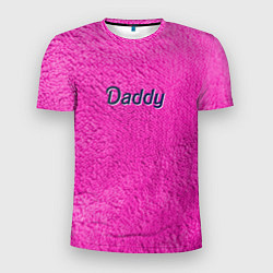 Футболка спортивная мужская Daddy pink, цвет: 3D-принт
