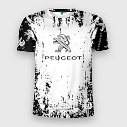 Футболка спортивная мужская Peugeot паттерн львов, цвет: 3D-принт