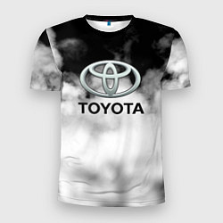 Футболка спортивная мужская Toyota облако, цвет: 3D-принт